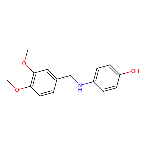 4-[(3,4-Dimethoxyphenyl)methylamino]phenol structure