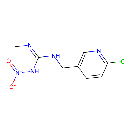 N-[(6-Chloropyridin-3-yl)methyl]-N''-methyl-N'-nitroguanidine structure