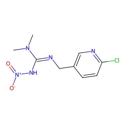 Guanidine, N'-[(6-chloro-3-pyridinyl)methyl]-N,N-dimethyl-N''-nitro- structure
