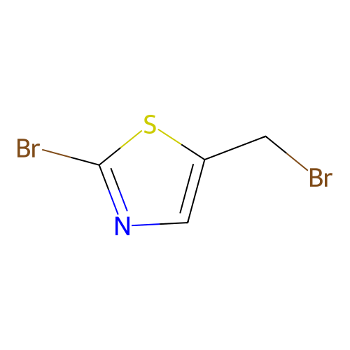 2-Bromo-5-(bromomethyl)-1,3-thiazole structure
