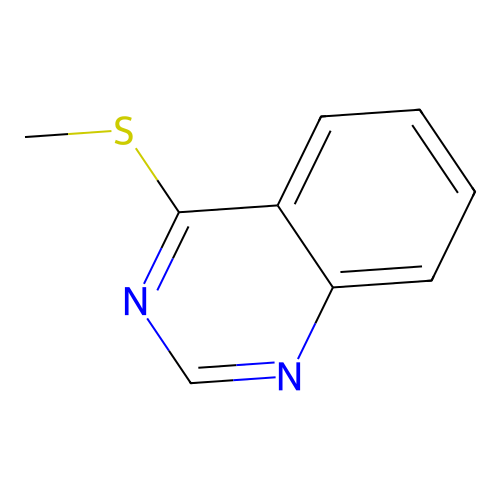 4-Methylthioquinazoline structure