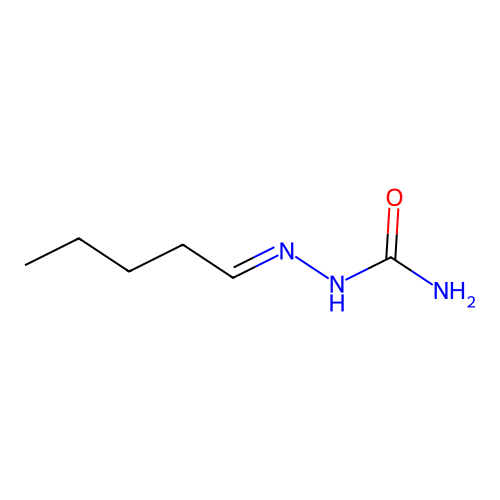 (Pentylideneamino)urea structure