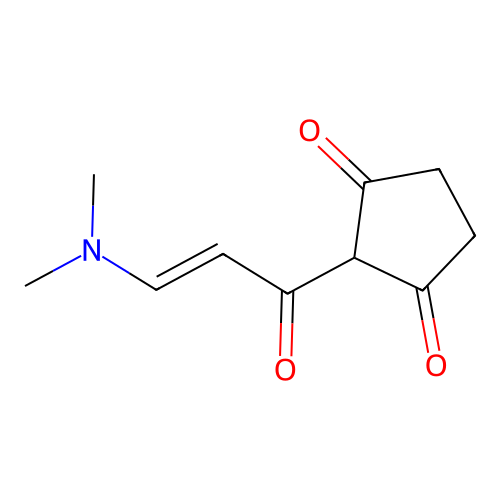 (E)-2-(3-(dimethylamino)acryloyl)cyclopentane-1,3-dione structure