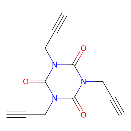 1,3,5-Tri-prop-2-ynyl-[1,3,5]triazinane-2,4,6-trione structure