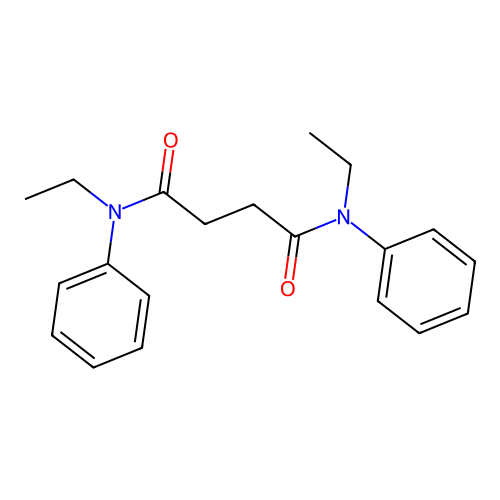 N,N'-Diethyl-N,N'-diphenylsuccinamide structure