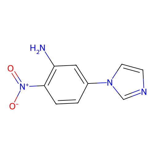 5-(1H-Imidazol-1-yl)-2-nitroaniline structure