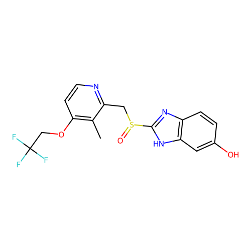 5-Hydroxylansoprazole structure