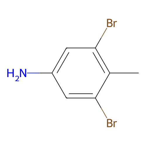 3,5-Dibromo-4-methylaniline structure