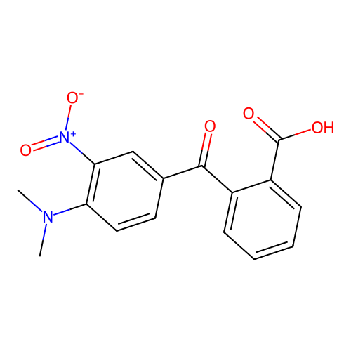 2-[4-(Dimethylamino)-3-nitrobenzoyl]benzoic acid structure