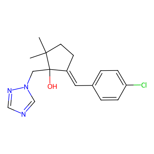 灭菌唑 structure