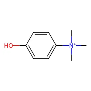 Phenol, 4-trimethylammonio- structure