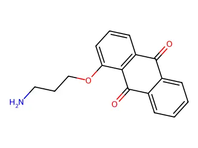 9,10-Anthracenedione, 1-(3-aminopropoxy)- structure