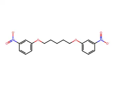 1,5-Bis(3-nitrophenoxy)pentane structure
