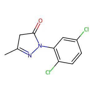 3H-Pyrazol-3-one, 2-(2,5-dichlorophenyl)-2,4-dihydro-5-methyl- structure