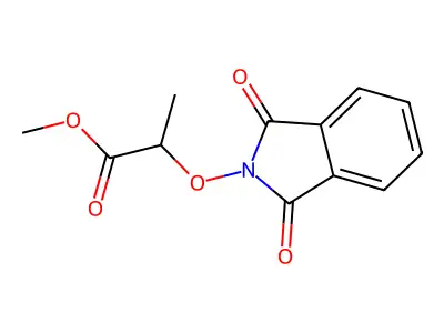 methyl 2-[(1,3-dioxo-1,3-dihydro-2H-isoindol-2-yl)oxy]propanoate structure