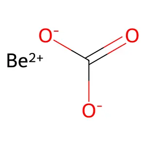 碳酸铍 structure