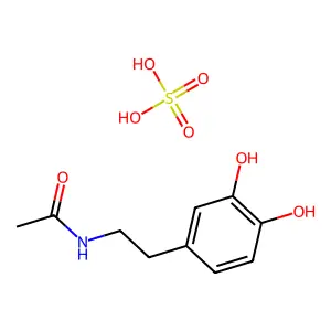 N-乙酰多巴胺硫酸酯 structure