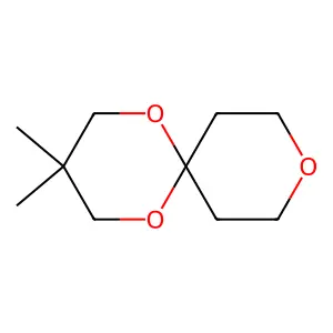 3,3-Dimethyl-1,5,9-trioxaspiro[5.5]undecane structure