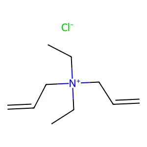 2-Propen-1-aminium, N,N-diethyl-N-2-propen-1-yl-, chloride (1:1) structure