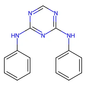 N2,N4-二苯基-1,3,5-三嗪-2,4-二胺 structure