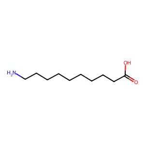 10-氨基癸酸 structure