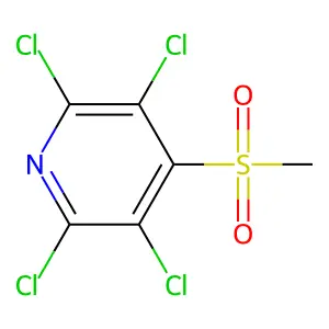 2,3,5,6-Tetrachloro-4-(methylsulfonyl)pyridine structure