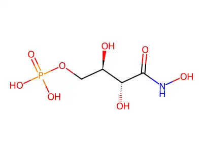4-磷酸-D-赤糖酸异羟肟酸 structure