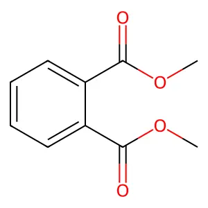 邻苯二甲酸二甲酯 structure