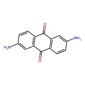 2,6-Diaminoanthraquinone structure