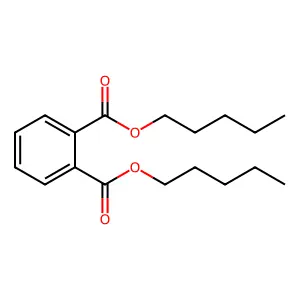 邻苯二甲酸二戊酯 structure
