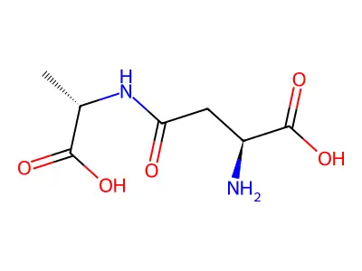 beta-Aspartylalanine structure