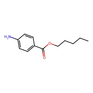 4-氨基苯甲酸戊酯 structure