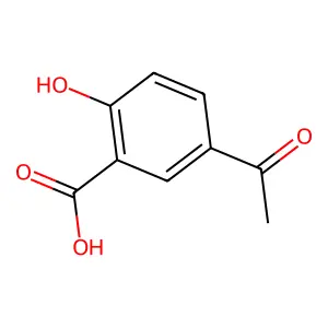 5-乙酰基水杨酸 structure