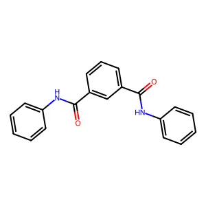 1,3-Benzenedicarboxamide, N,N'-diphenyl- structure