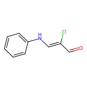 3-Anilino-2-chloroprop-2-enal structure