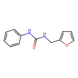 1-(Furan-2-ylmethyl)-3-phenylurea structure