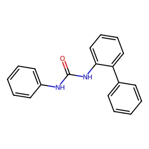 1-Phenyl-3-(2-phenylphenyl)urea structure