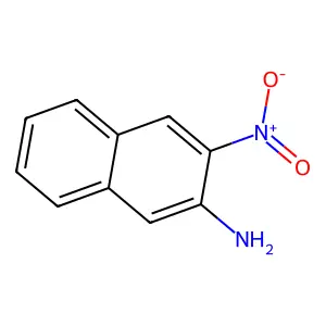 3-硝基-2-萘胺 structure