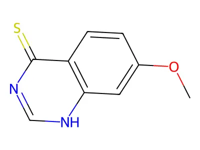 7-methoxy-1H-quinazoline-4-thione structure