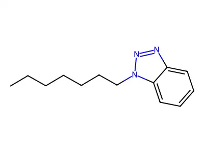 1-Heptyl-1H-1,2,3-benzotriazole structure