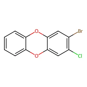 Oxanthrene, 2-bromo-3-chloro- structure
