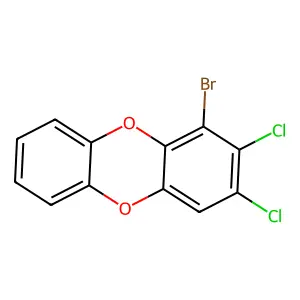 Oxanthrene, 1-bromo-2,3-dichloro- structure