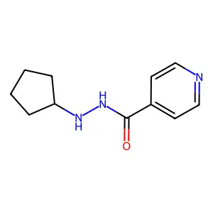 异烟酸2-环戊基酰肼 structure