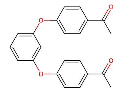 1-Acetyl-4-[3-(4-acetylphenoxy)phenoxy]benzene structure