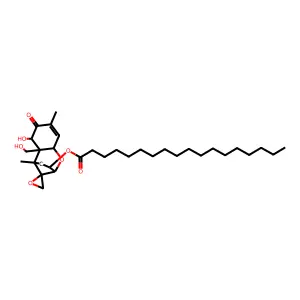 [(1R,2R,3S,7R,9R,10R)-3-hydroxy-2-(hydroxymethyl)-1,5-dimethyl-4-oxospiro[8-oxatricyclo[7.2.1.02,7]dodec-5-ene-12,2'-oxirane]-10-yl] octadecanoate structure
