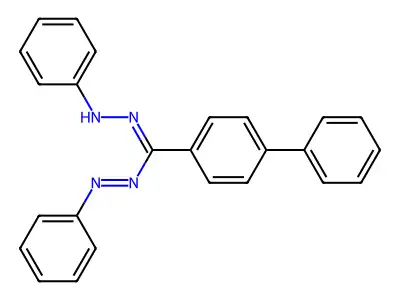 Diazene, [[1,1'-biphenyl]-4-yl(phenylhydrazono)methyl]phenyl- structure