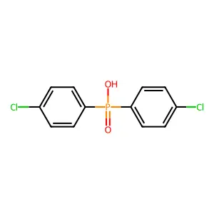 Phosphinic acid, bis(4-chlorophenyl)- structure