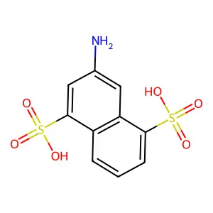 3-氨基-1,5-萘二磺酸 structure