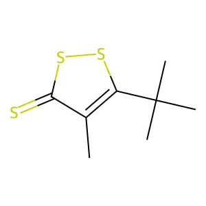 5-Tert-butyl-4-methyldithiole-3-thione structure