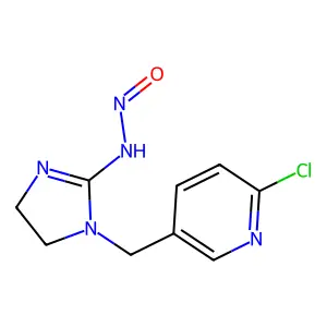 1H-Imidazol-2-amine, 1-[(6-chloro-3-pyridinyl)methyl]-4,5-dihydro-N-nitroso- structure